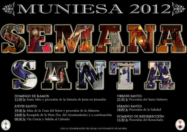 Semana Santa en Muniesa 2012 Muniesa